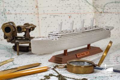 RMS Titanic (1912) – 3D-Druck-Modell im Maßstab 1:1000