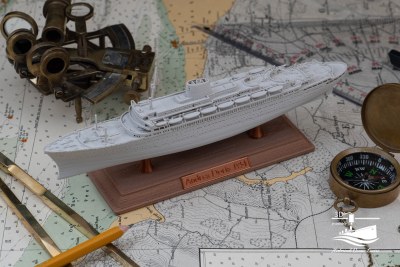 SS Andrea Doria (1951) – 3D-Druck-Modell im Maßstab 1:1000