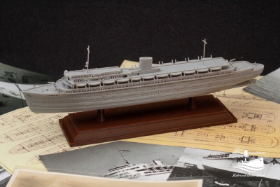 MV Wilhelm Gustloff (1938) – 3D-Druck-Modell im Maßstab 1:1000