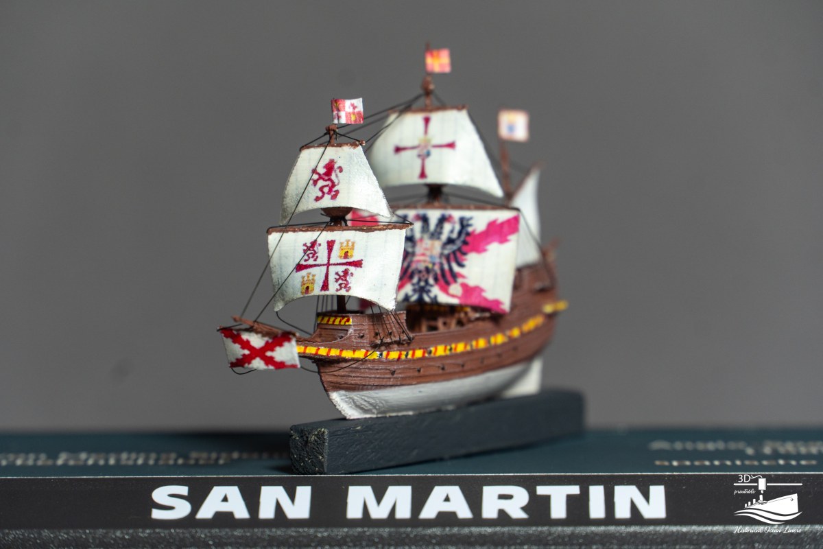 Saint Martin (1578) – 3D-Druck-Modell im Maßstab 1:1000, Ansicht 1 von 8