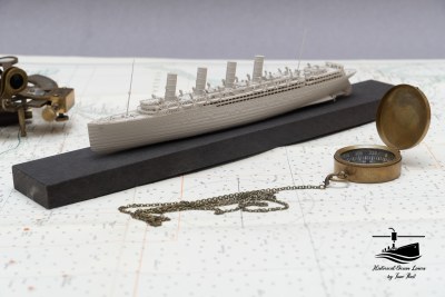 RMS Mauretania (1907) – 3D-Druck-Modell im Maßstab 1:1000