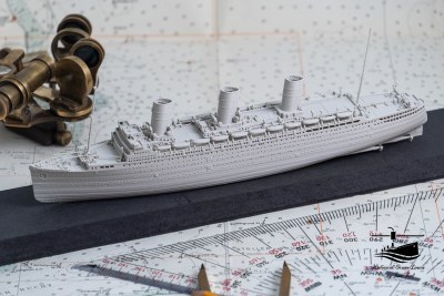 RMS Empress of Britain (1930) – 3D-Druck-Modell im Maßstab 1:1000